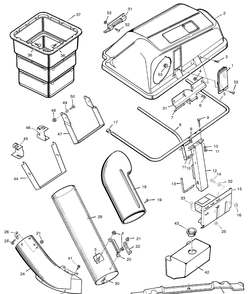 Part Location Diagram of 054574 Briggs and Stratton Tube, Extension